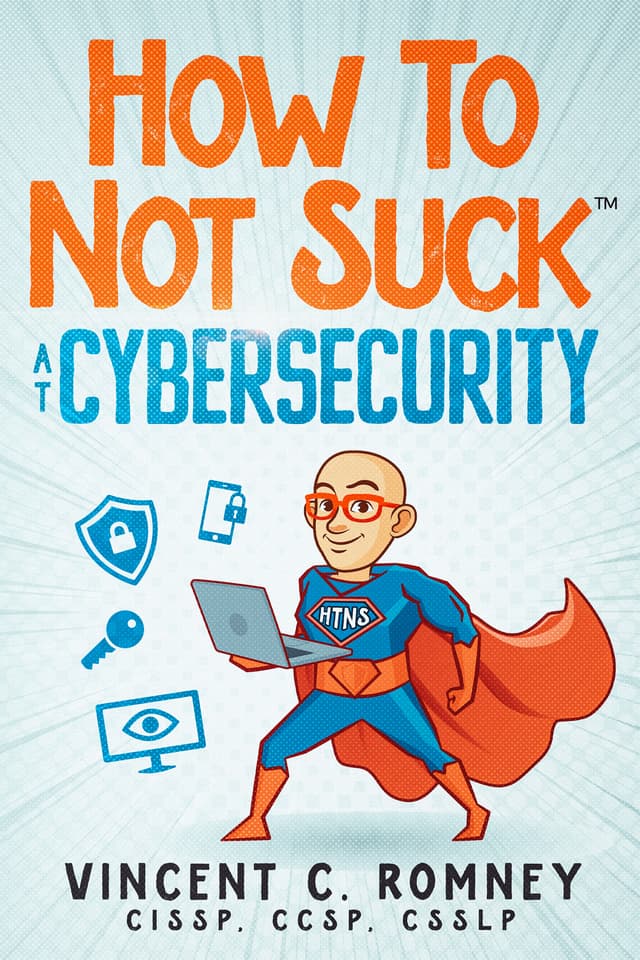 How to Not Suck at Cybersecurity book cover